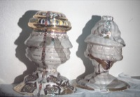 Porzellankopf im Schatten
